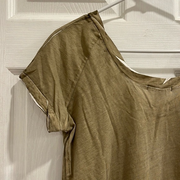 Burberry Brit Logo Scoop Neck Cotton Tee - Picture 6 of 15